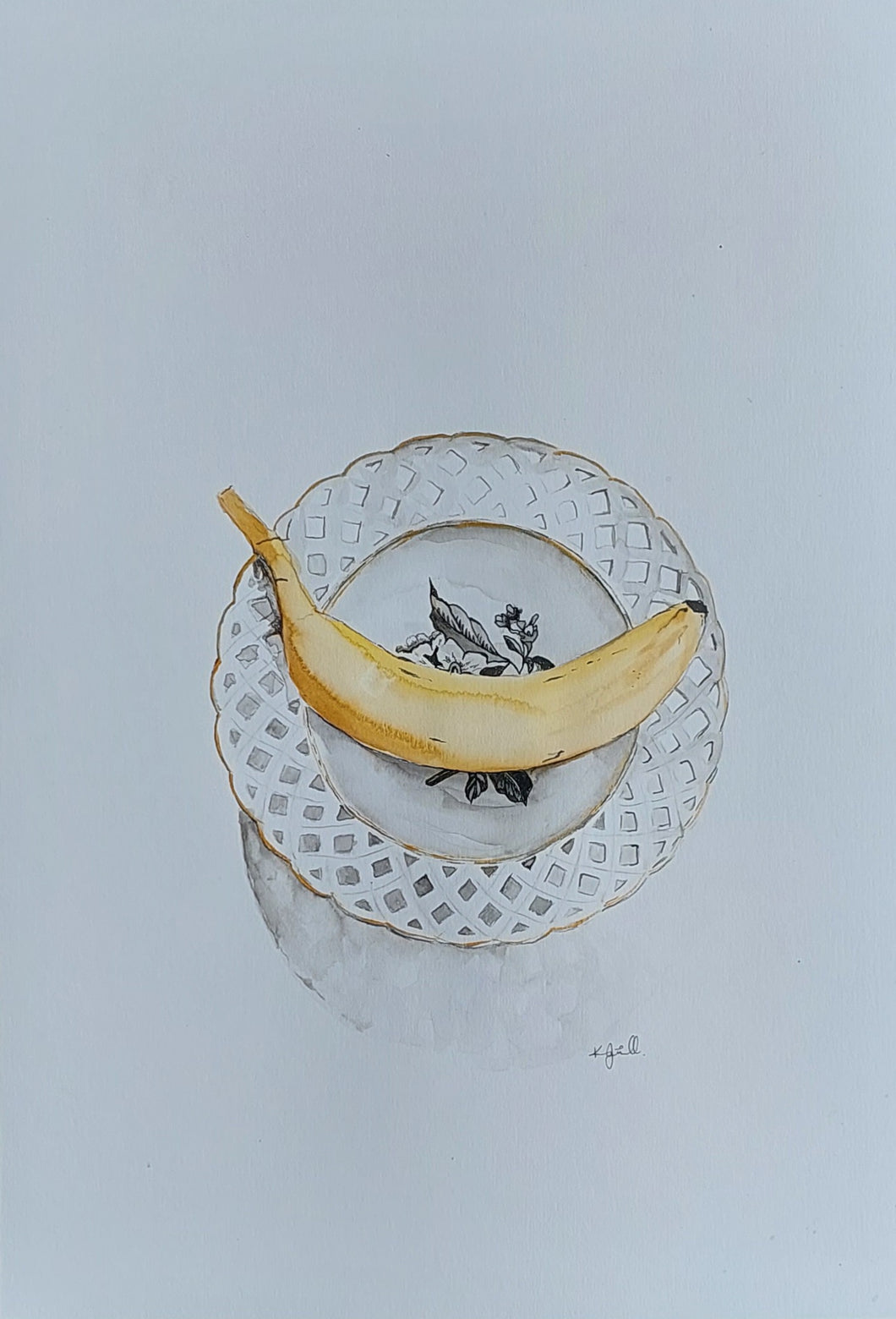 A Banana on a Plate