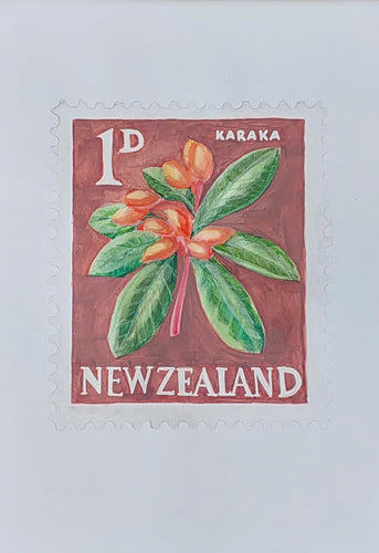 New Zealand 1d Stamp