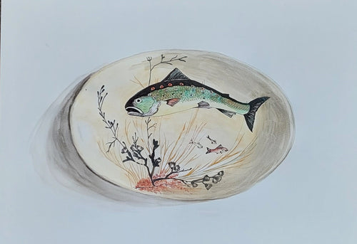 Johnson Brothers fish Plate