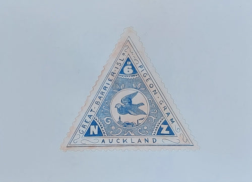 Great Barrier Pigeongram 6d stamp 1899