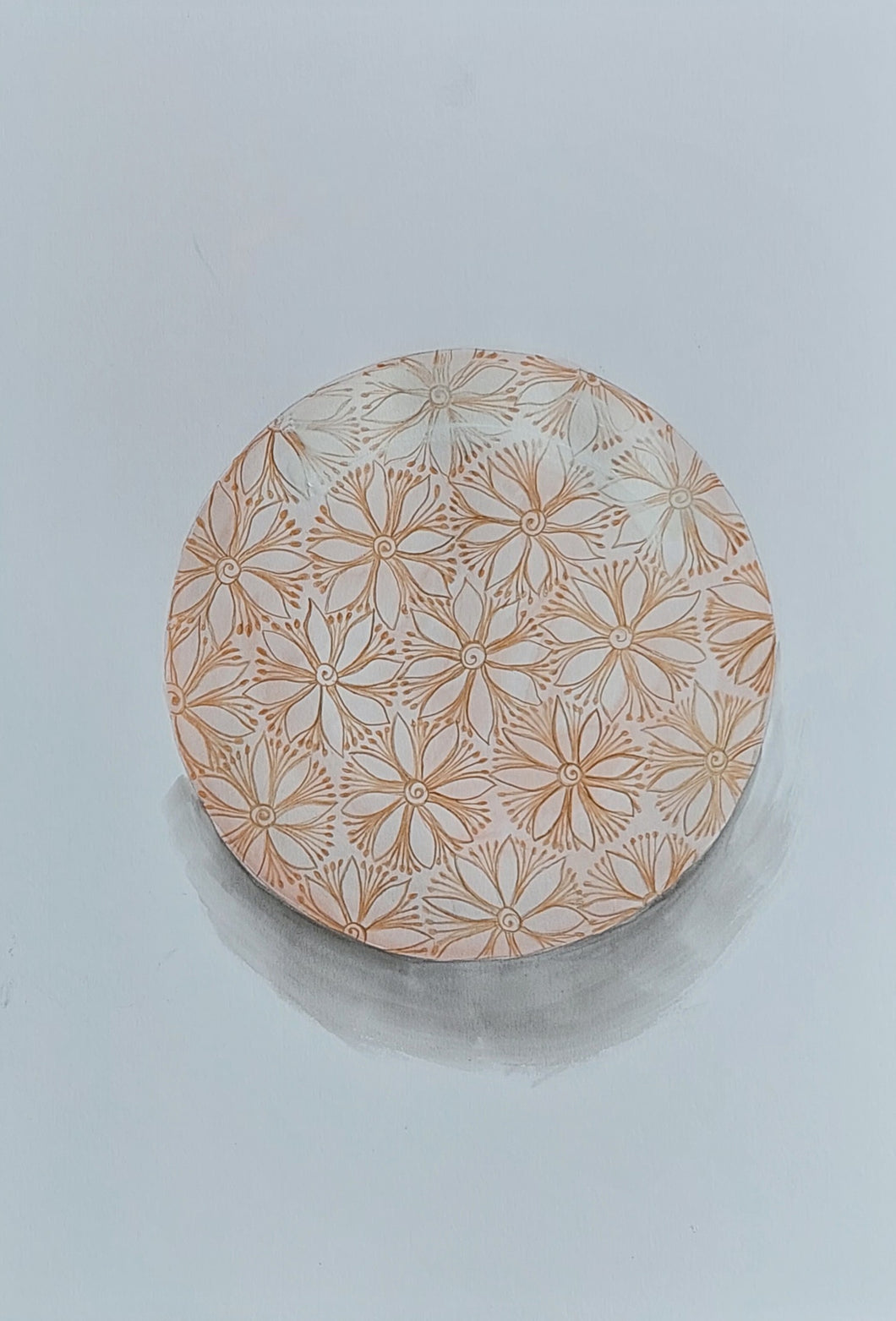 Crown Lynn ‘Clematis’ plate