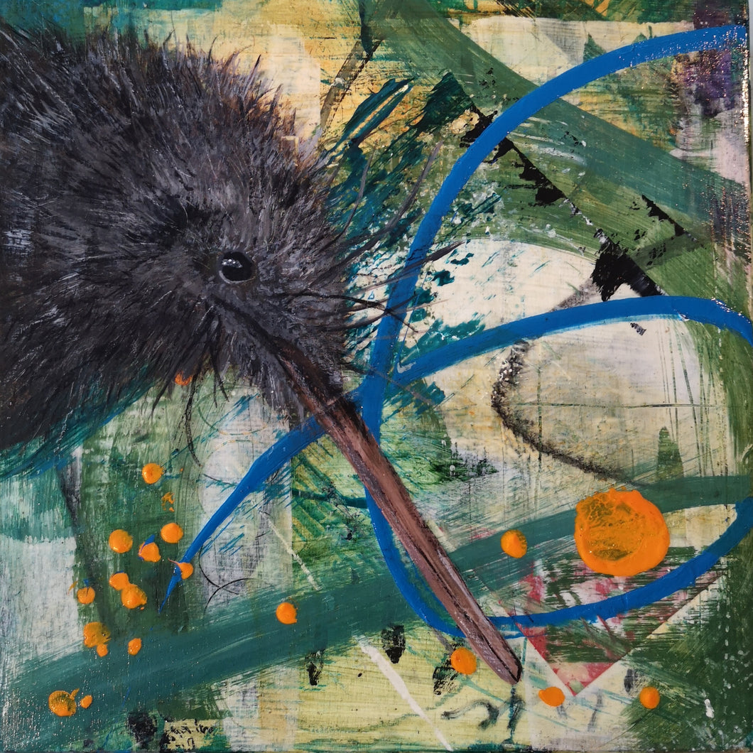Greeting card - Kiwi (North Island Brown)