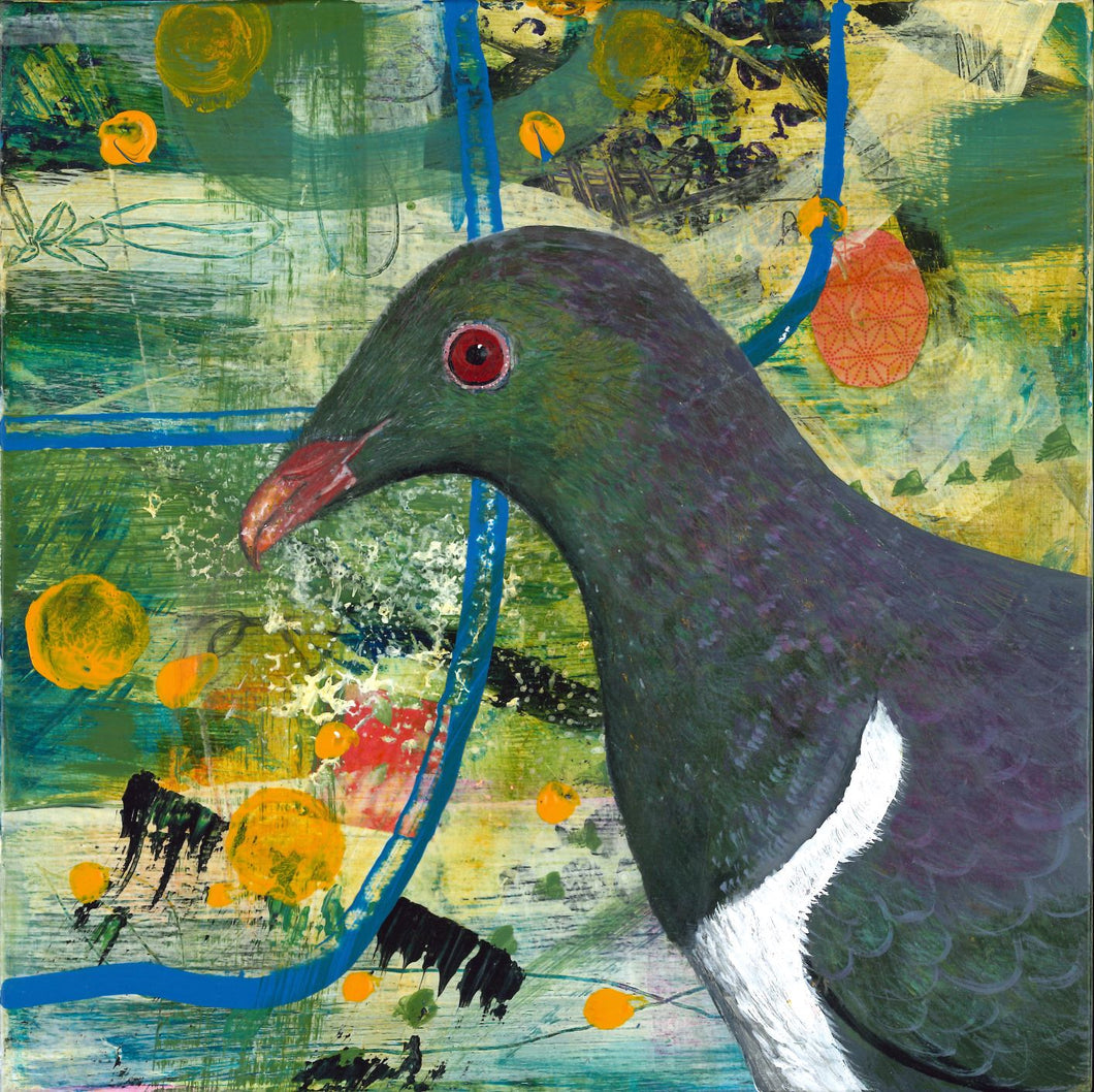 Greeting card - Kererū - Wood Pigeon